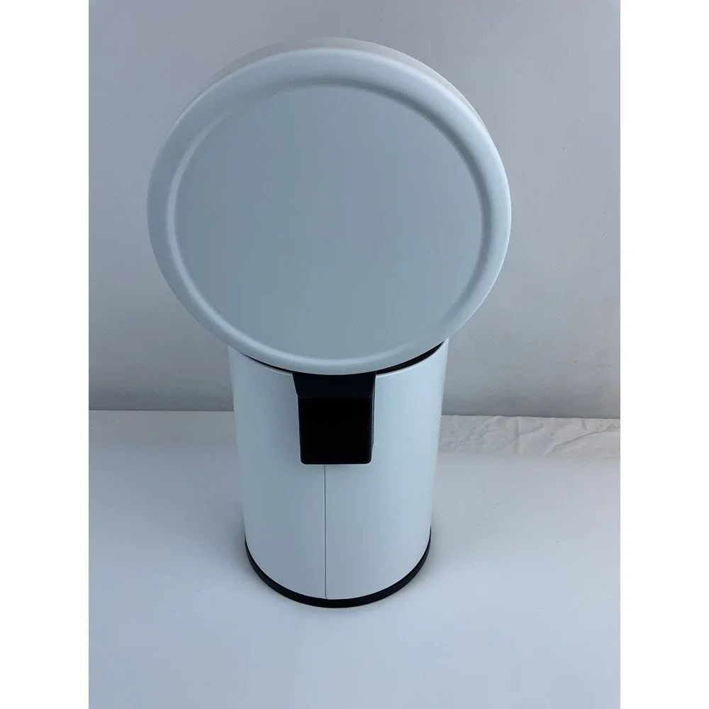 Brightroom Stainless Steel 1.3 Gallon White Trash Can‎ Pedal Soft Close Liner